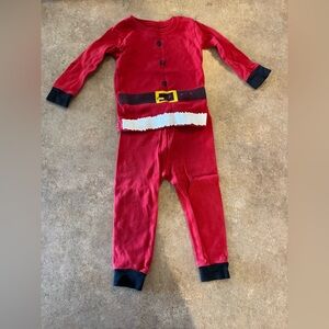 Carters-  Adorable Holiday Santa Pajamas, Size 12M